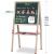QZMTOY儿童画画工具双面磁性升降画板黑白板写字板早教套装文具画架