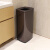 迪恩斯（DEANS）不锈钢垃圾桶公共厕所卫生间大号商用办公室厨房无盖直投方桶果皮桶洗手间擦手纸垃圾桶黑金25升