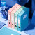 广博(GuangBo)55mm彩色马卡龙A4文件盒档案盒资料盒蓝色A88073