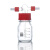 螺口洗气瓶 玻璃GL45丝口瓶气体洗瓶  抽滤装置缓冲瓶 耐压减压缓存瓶 耐高温耐酸碱100 250 250ml玻璃瓶四氟瓶盖