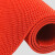 麦锐欧 PVC镂空地垫 塑胶防滑垫 S型防水垫地毯 厚4.5宽0.9米 红色 1米/价