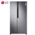 LG628L直驱变频风冷无霜 WiFi操作 LED显示屏冰箱 对开门双开门囤货冰箱 超大容量 以旧换新 钛灰银S630DS11B