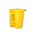 希万辉 医疗废物垃圾桶医院用利器盒加厚黄色医院诊所脚踏桶有盖大号 黄色60L