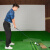 Caiton 高尔夫挥杆练习器室内高尔夫球练习棒golf辅助训练器材用品 【磁吸款】【短款】【红色】