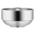尚菲优品（SFYP）304不锈钢碗 13cm双层加厚隔热汤碗饭碗 耐摔耐用GD13-1