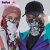 酷峰（kufun）滑雪面罩护脸冬季男女户外骑行装备防风防寒保暖三角巾单板双板 （成人款）1-涂鸦ROME