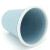 金固牢 圆形压圈塑料分类垃圾桶家用卫生间厨房分类垃圾筒纸篓 27*31cm 蓝色(6个装) KBT-104