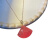 冰珂天然阿根廷红纹石扇形吊坠18k镶冰透水润无黑点情侣男母亲节礼物 长20.3宽20.3厚4.8mm，2.71克