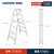 稳耐WERNER稳耐梯子铝合金人字梯工业家用梯铝合金双侧人字梯 T376CN 铝合金双侧人字梯1.8米 承重136kg（3.7M及以上承重102kg