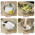 拜格（BAYCO）不锈钢盆五件套加厚家用厨房打蛋和面淘米味斗盆漏篮洗菜盆BX6041
