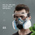 沁度防毒面具全面罩化工甲醛喷漆呼吸防护罩全脸防尘面罩打农SN3600 升级款硅胶防尘毒7件套 +护目镜