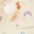 童泰0-3个月婴儿抱被秋冬季纯棉宝宝床品新生儿夹棉抱毯包被盖毯 黄色 80x80cm