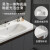 浪鲸（SSWW）卫浴浴室柜除雾智能镜柜自带氛围灯一体陶瓷盆轻奢美式风 100cm含龙头配件(配智能镜柜)