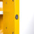 广立顺 防爆柜 锂电池危化品储存柜化学品酒精工业防火安全柜 110加仑黄色