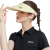 MAXVIVI 遮阳帽女 夏季防晒空顶帽加大帽檐女士高尔夫运动透气排汗遮阳防紫外线棒球帽 WMZ213013 淡黄色
