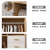 森普顿 衣柜卧室平开门衣柜实木组合现代简易简约板式家用柜子收纳衣橱 三门衣柜（120*50*180cm）