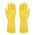 踏雪 橡胶加厚耐磨耐手套 M 黄色 31CM特厚 20双/包