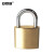 安赛瑞 黄铜挂锁 实心铜抽屉锁 储柜锁 门锁 仓库锁 电柜电箱锁 40mm 14754