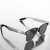 电焊专用防强光防电弧玻璃镜片防打眼飞溅防护眼镜焊工护眼护目镜 G15墨绿色镜片(深色） 单幅眼镜