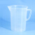 冰禹 BY-2019 刻度杯 塑料烧杯 实验室器皿 塑料量杯 3000ml 2个