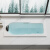 浪鲸（SSWW） 卫浴浴缸亚克力嵌入式浴缸长方形薄边贴合带扶手家用浴缸 【1.6m】SKAK0270-160-1