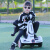 欧乐童婴幼儿漂移平衡车儿童电动车可坐人带遥控玩具童车代步车 白色双驱早教6V4A  畅玩版