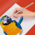 得力(deli)18色原木彩色铅笔 手账彩绘彩铅 专业手绘美术用品 6551