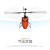 伟力k127四通道单桨无副翼定高直升机遥控飞机模型 入门航模V911S 定高直升橘色 单电套餐