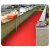 海斯迪克 HKZX-10 PVC镂空防滑垫 S形塑料地毯浴室地垫 红色0.9*20m加密5mm