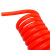 飓程 PU弹簧气管 空压机气泵高压伸缩软管螺旋风管 12*8（15米） 