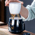 天喜（TIANXI）陶瓷茶杯办公室男士高档水杯带盖茶水分离泡茶办公杯400ml