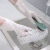 谋福（CNMF）耐用型洗碗手套家务防水加长清洁手套 (束口加绒) S