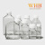WHB卧宏生物细胞培养基瓶密封透气盖方形PET血清瓶TC处理无菌带刻度透明试剂瓶60ml-1000m 50ml 三角瓶-无菌-80个/包