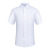 商务男士短袖衬衫夏季新款棉白色蓝色黑色 白色 M