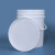 龙程 PP桶25升化工圆形手提储水桶 开口桶涂料桶包装桶圆桶 25LK_白色(铁提手)