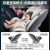 贝蒂乐儿童安全座椅汽车用婴儿宝宝安全椅新生儿车载座椅可坐躺 灰（坐躺调节+安全带双向安装）