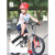 迪卡侬儿童自行车HYC500初学者刹车钢制降低式车架幼儿车铃 14寸独角兽尤妮可（新老批次问题脚踏颜色不同）