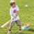 华诗孟 儿童棒球训练器户外玩具脚踩弹射发球机套装棒垒球塑料室内外健身运动球感训练玩具男孩女孩礼物