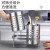欧润哲筷子架家用不锈钢筷子筒筷笼加厚沥水置物架餐具收纳架 双筒连架