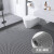 柯瑞柯林（CreClean）PVC镂空防滑垫 门口入户S形塑料地毯浴室卫生间地垫 宽2m*长1m*厚4.5mm 灰色 SGR4.5