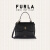 芙拉（FURLA）RIBBON女士中号手提包 黑色