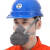 礼丝汀3200防尘面具工业打磨电焊煤矿喷漆防粉尘可水洗过滤棉 40个防尘棉