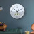 Timess挂钟 电波钟客厅钟表万年历时尚简约北欧时钟表挂墙智能自动对时