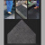 工业吸油毯PE覆膜防滑防渗漏工厂车间走廊专用地毯垫卷吸污油地毯 背胶款105cm*40m一卷-5-6mm