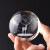 霜魄宇宙星空琉璃球 水晶球四叶草麋鹿星空圆球创意家居装饰玻璃球 星空球8cm