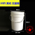 沃嘉定制适用油漆桶空桶调漆桶调漆罐大铁桶白皮桶工业20L铁桶塑料桶法兰桶 20升 美式压盖桶