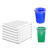 臻安心 白色大垃圾袋大号加厚物业透明塑料装被子一次性垃圾桶收纳袋商用 60*80/100只