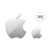 沃森奥苹果logo手机金属贴适用于苹果电脑标志LOGO贴纸苹果13手机镜面金属标志贴膜iphone15pro max保护 苹果金属LOGO【银色】5片 其他手机型号