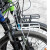 雪莲花单车（XLHBIKE） 山地自行车前货架前叉货架钢制适合所有V刹碟刹铝合金支撑架 铝制碟刹加高版+车圈夹器