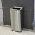 GNF 垃圾桶大容量不锈钢商用洗手间擦手纸桶公共卫生间厕所无盖大号 【30L】拉丝银